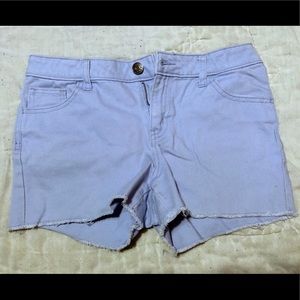 Cherokee Lilac Lavender Denim Shorts small 28